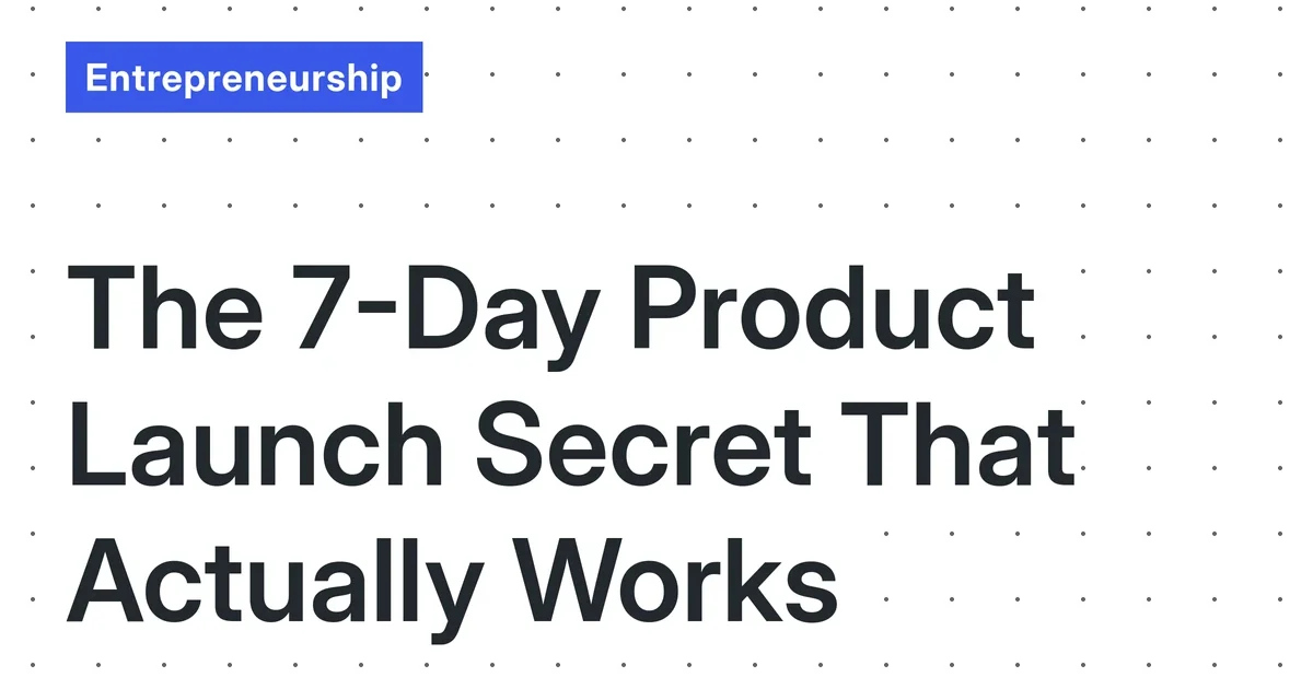 Launch Your Digital Product in 7 Days — A Lean, No-Fluff Guide for Solo Creators