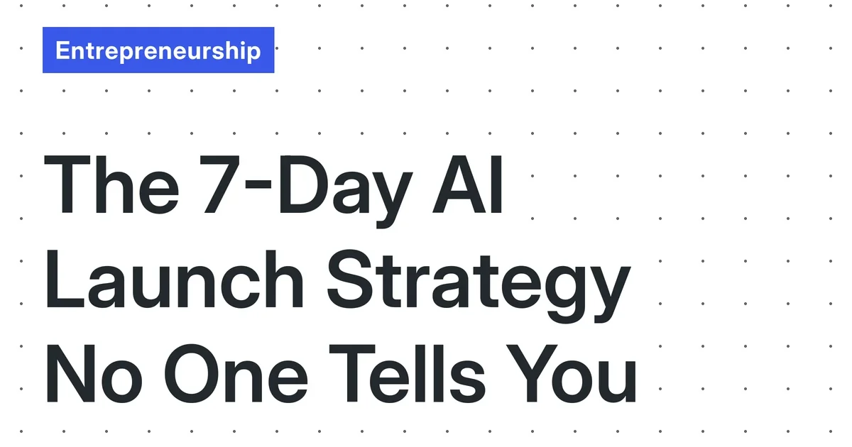 Lean Digital Product Launch: A 7-Day, AI-Powered Validation Playbook for Solo Creators