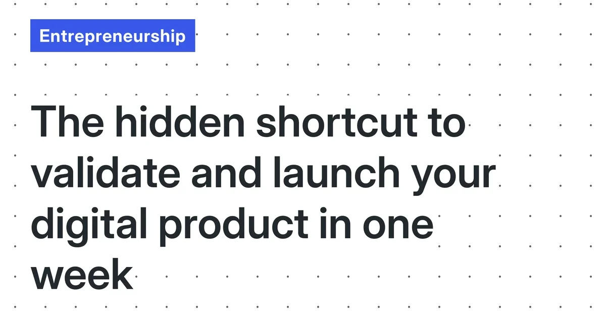 Lean Digital Product Launch Strategy: A 7-Day, Zero-Audience Playbook for Solo Creators