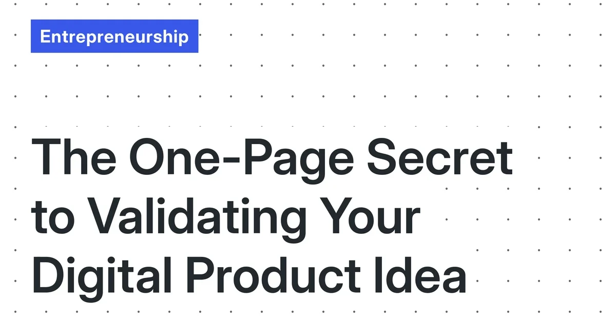 Validate Digital Product Ideas with Pre-Sell Landing Pages: A Lean, No-Fluff Guide for Solo Creators