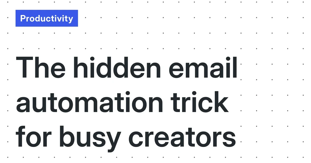 Email Outreach Automation: A No-Code Guide for Busy Creators