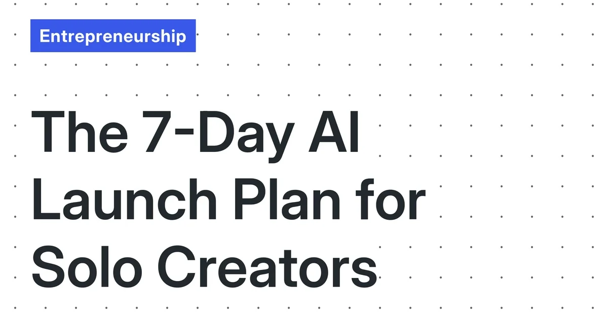 Launch a Digital Product in 7 Days Using Free AI Tools (Zero Audience, 2025)