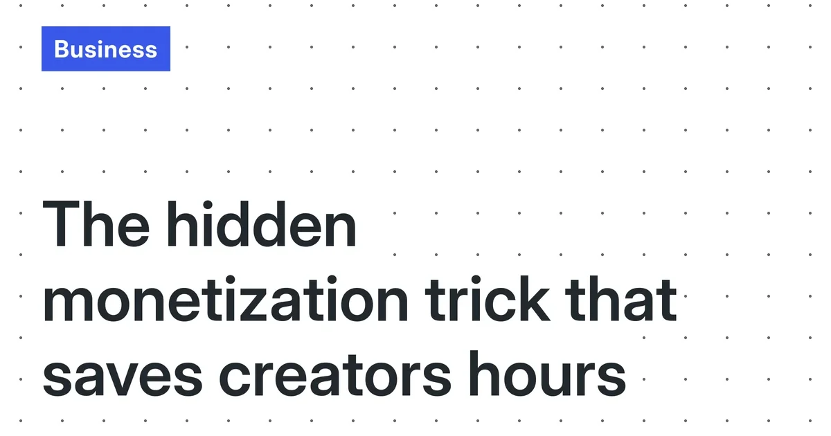 Content Monetization Automation: A No-Code Guide for Busy Creators