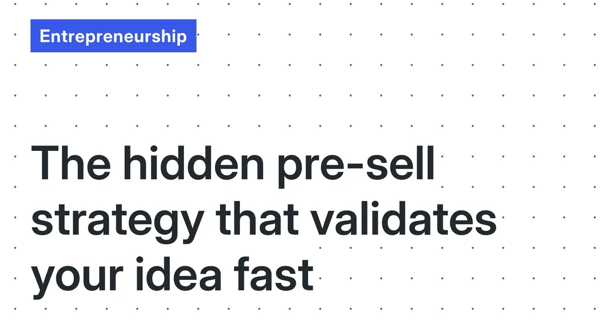 Digital Product Pre-Sell Strategy: A Lean, No-Fluff Guide for Solo Creators