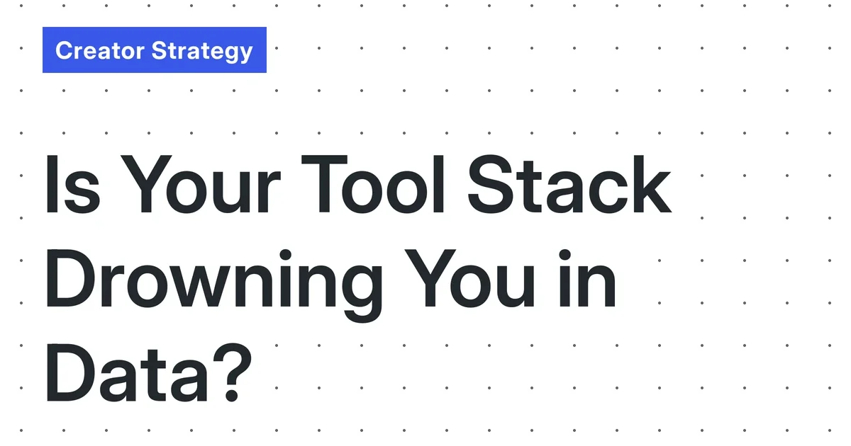 The 2026 Solo Creator’s Tool Stack Signal-to-Noise Ratio: A Quantitative Model for Filtering Actionable Insights from Your Automated Data Streams