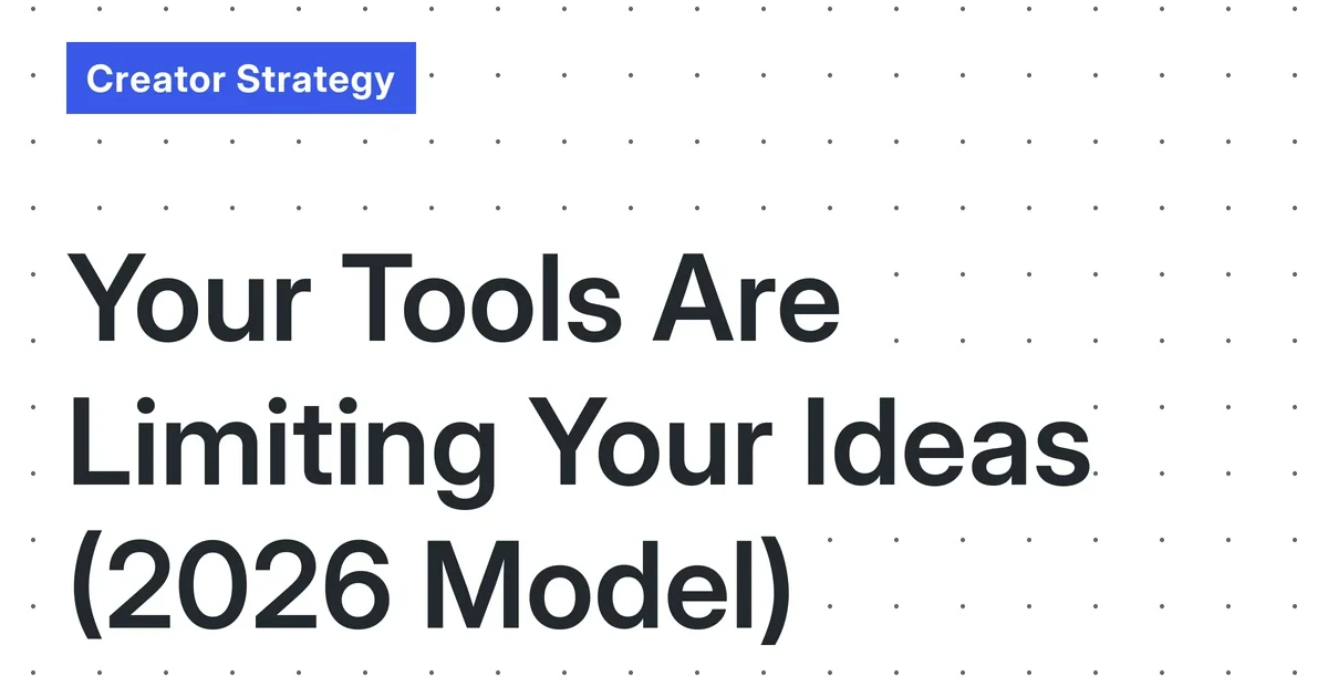 The 2026 Solo Creator’s Tool Stack ‘Cognitive Anchoring’ Effect: Quantifying How Your Automation Tools Dictate Your Strategic Options