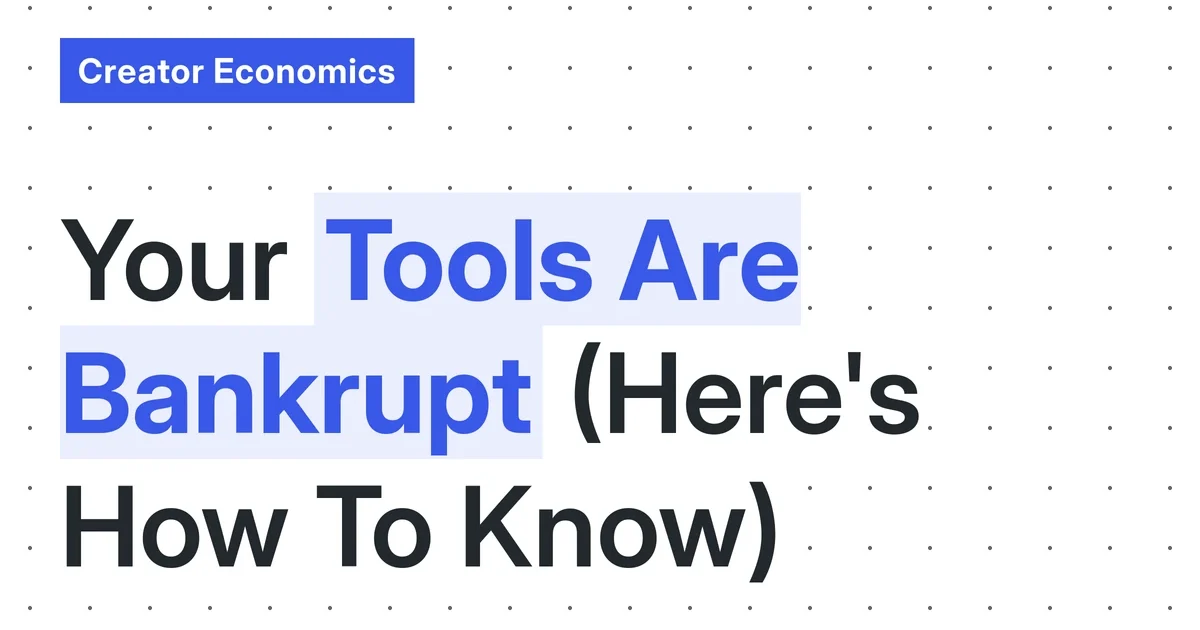 The 2026 Solo Creator’s ‘Tool Bankruptcy’ Threshold: Calculating When Your Automation Stack Becomes a Net Drain