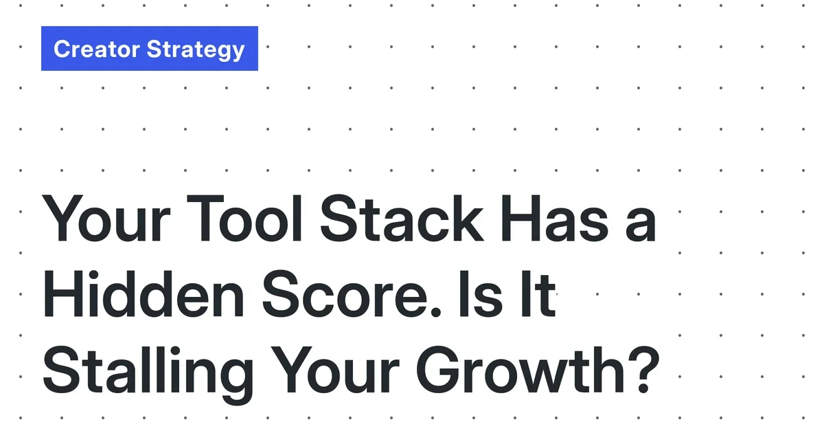 The 2026 Solo Creator’s ‘Tool Stack Interoperability Quotient’: A Quantitative Model for Measuring Data Flow Efficiency and Its Impact on Scalability