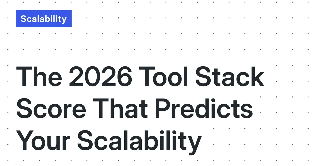 The 2026 Solo Creator’s ‘Tool Stack Interoperability Quotient’: A Quantitative Model for Measuring Data Flow Efficiency and Its Impact on Scalability
