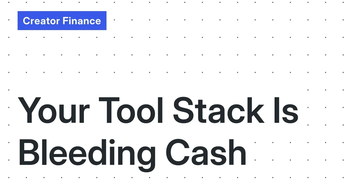 The 2026 Solo Creator’s Tool Stack Liquidity Gap: A Quantitative Model for Identifying and Closing the Financial Risk Between Your Automation Costs and Your Revenue Streams