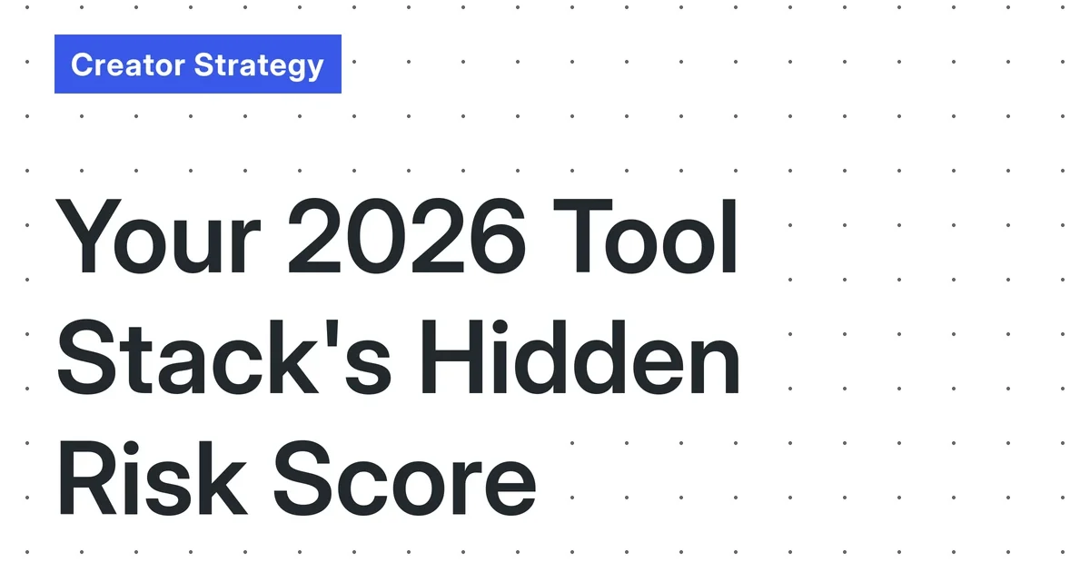 The 2026 Solo Creator’s Tool Stack Liquidity Score: A Quantitative Measure of Your Operational Flexibility